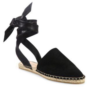 Loeffler Randall Heloise Black Suede Espadrilles